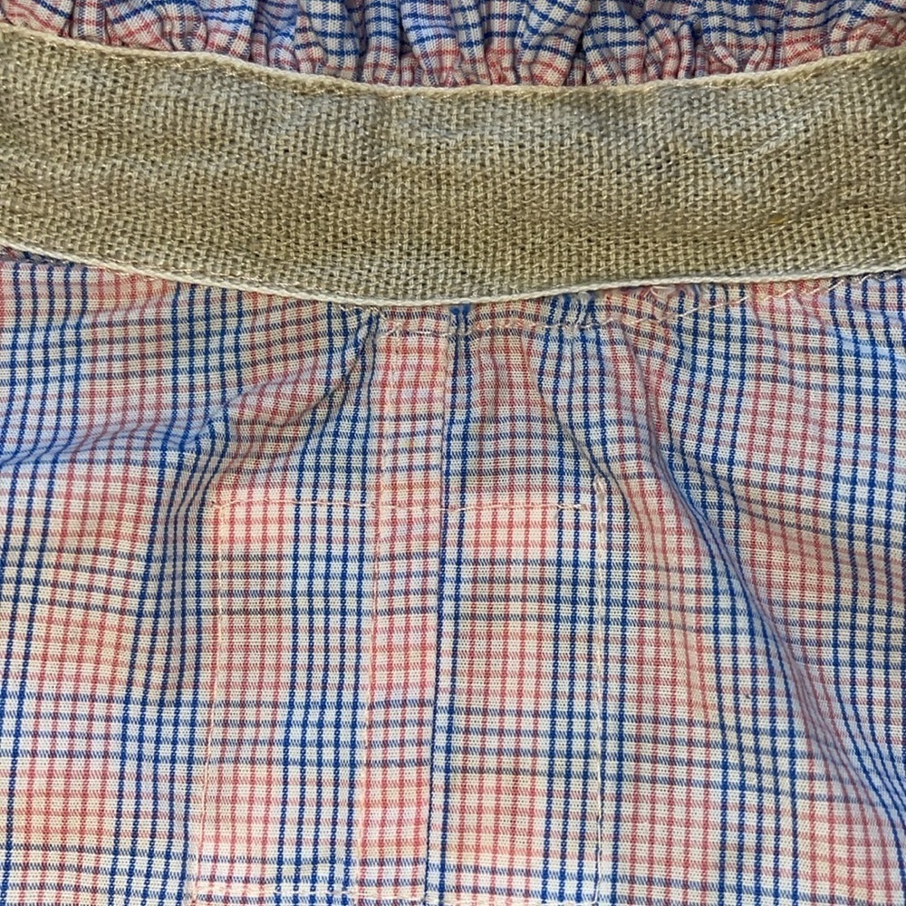 A SHIRT THING Penelope Pink Check blouse top medium - Picture 13 of 16